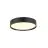 SLV Decona 30 Luce da soffitto Aluminium Nero Il Giro 17W 1710lm - 930-940 CCT | IP44 - Miglior Resa Cromatica - Dimmerabile 