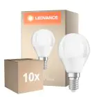Confezione Multipack 10x Ledvance Classic LED E14 Pera Ghiaccio 4.9W 470lm - 827 Bianco Molto Caldo | Dimmerabile - Sostitua 40W