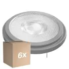 Confezione Multipack 6x Ledvance Superior Faretti LED Riflettore G53 AR111 11.7W 800lm 24D - 927 Bianco Molto Caldo | Miglior resa cromatica - Dimmerabile - Sostitua 75W